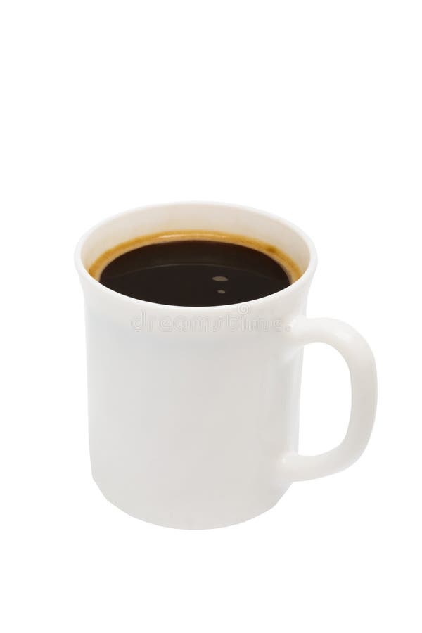 White mug from coffee