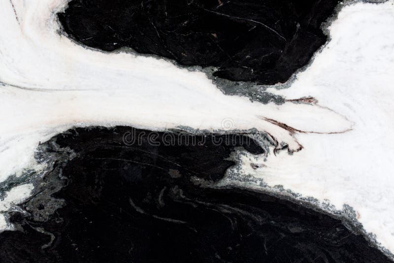 White Natural Marble with Contrast Black Spots. Stock Photo Image of