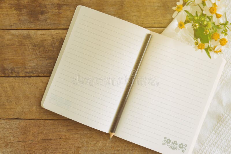 Blank Family Tree Notebook Pencil Wooden Table Closeup Stock Photo by  ©NewAfrica 491471460