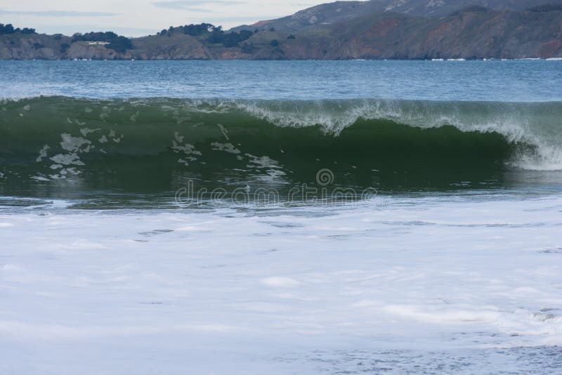 Ocean Waves in San Francisco Bay Stock Photo Image of sand, surf