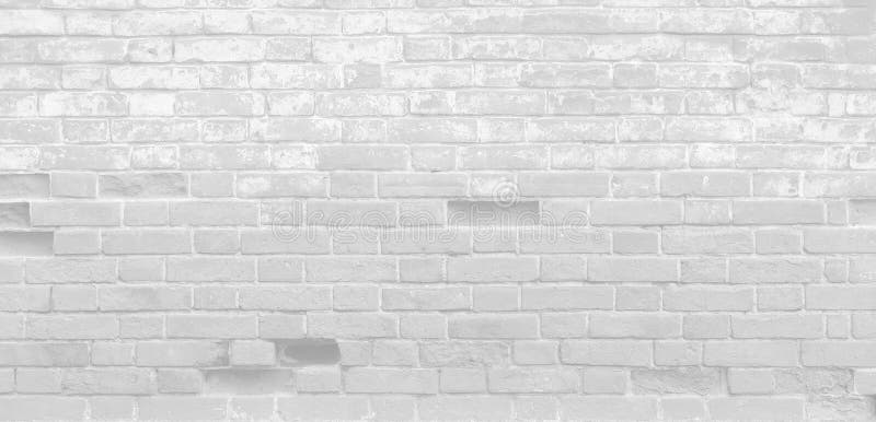 White Old Brick Bleached Wall. Stock Image - Image of building, messy ...