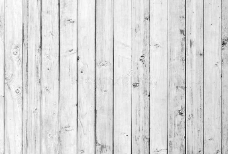 White old wood or wooden vintage plank floor or wall surface background decorative pattern. A minimal tabletop cover stock image