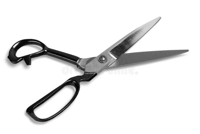 Little Scissors Isolated On White Background Stock Photo, Picture and  Royalty Free Image. Image 80196537.