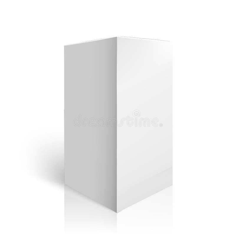 Download White Package Box. Mockup Template Stock Vector ...