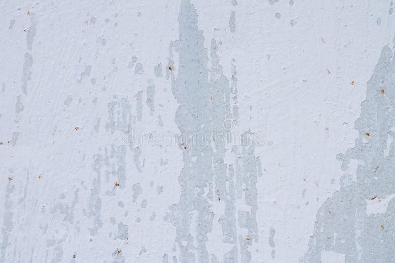 White Paint is Peeling Off on Metal Surface Stock Photo Image of