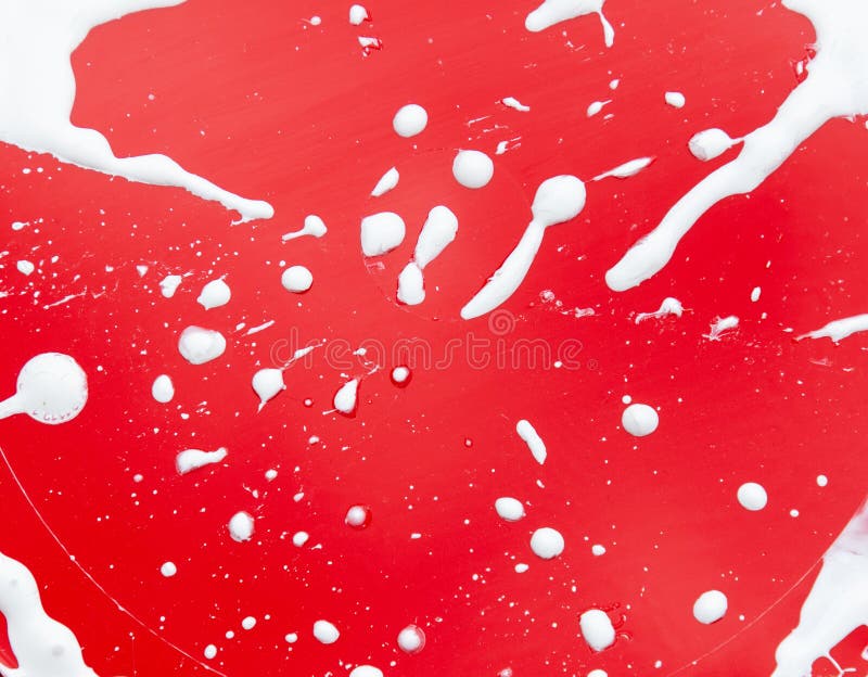 White Paint on Red Plastic As an Abstract Background Stock Photo Image of black, white 273308126