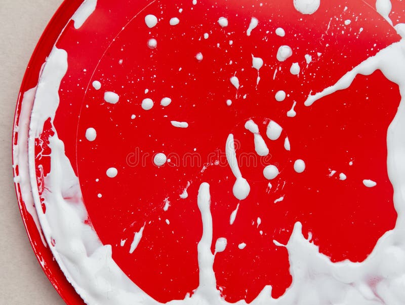 White Paint on Red Plastic As an Abstract Background Stock Image Image of black, pattern