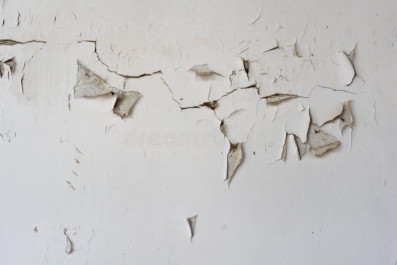 Perth Blackborough klarhed Kaptajn brie White Painting is Peeling Off the Wall and Starting To Crack Stock Image -  Image of crack, concrete: 124586869