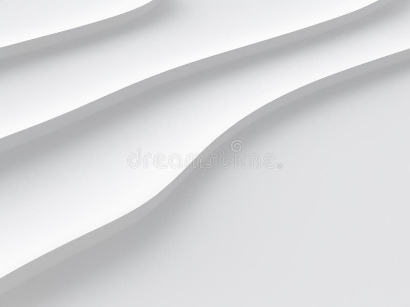 White paper sheet background. 3d illustration royalty free illustration