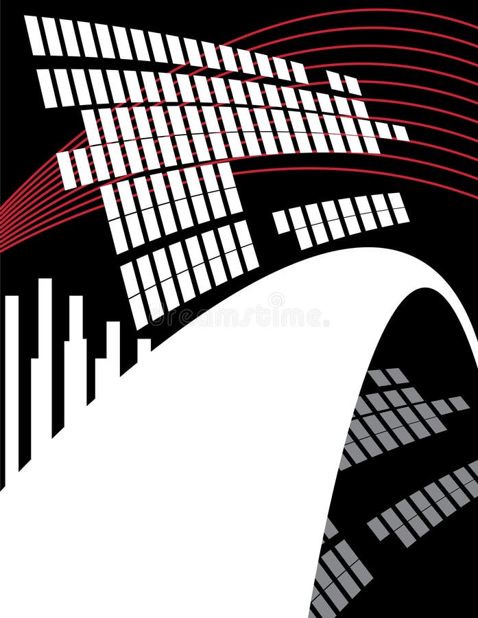 White Path royalty free illustration