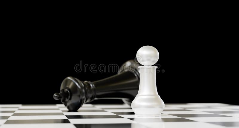 Depicting 3d Illustration Banner Of Chess Pieces Defeated Knight Bishop  Rook King And Queen Backgrounds