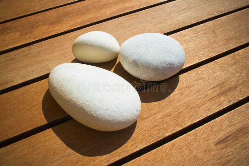 White Pebbles stock photos