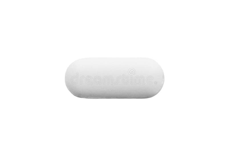 White pill isolated stock photo. Image of studio, doctor 144886636
