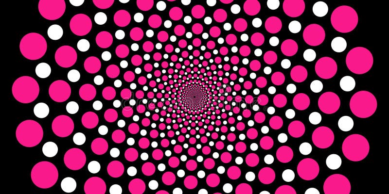 White pink awesome graphic design pattern. Abstract circle geometric background. Simple cool creative backdrop vector illustration
