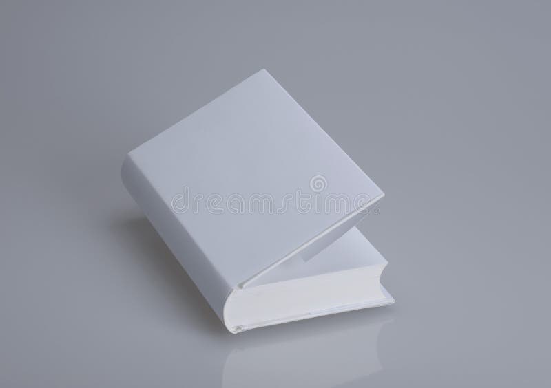 White, plain book for design layout