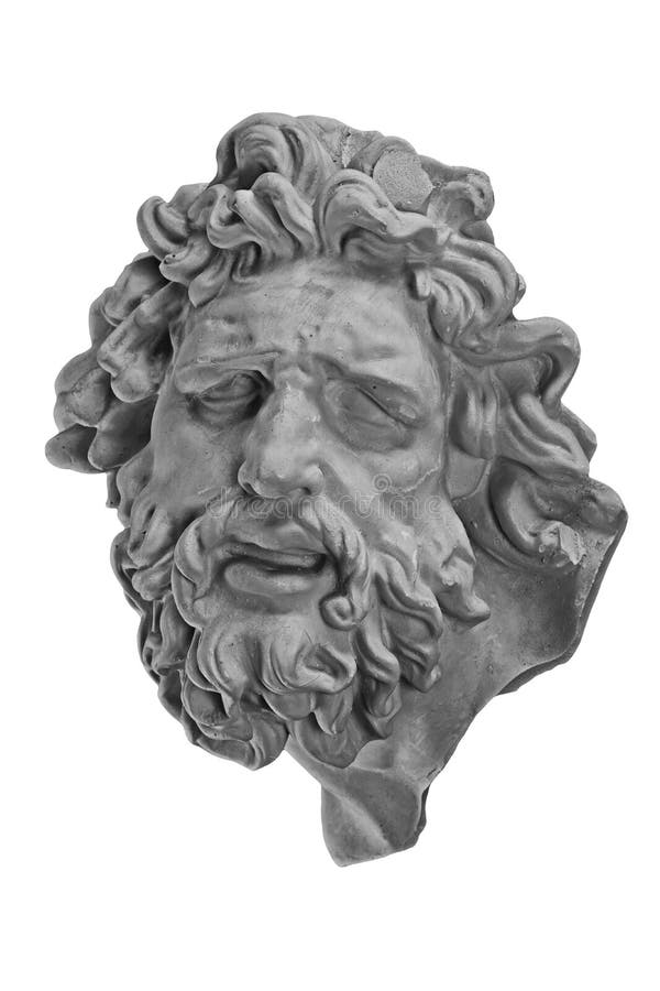 White Plaster Bust, Sculptural Portrait of Socrates Stock Photo - Image ...