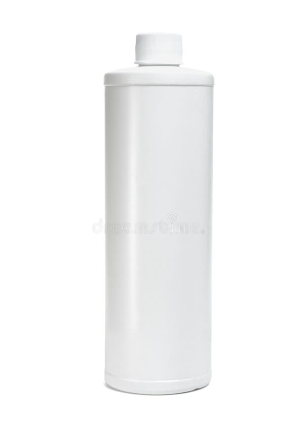 White plastic bottle