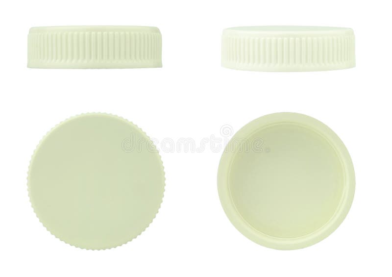 White plastic bottle caps stock image. Image of white 152833647