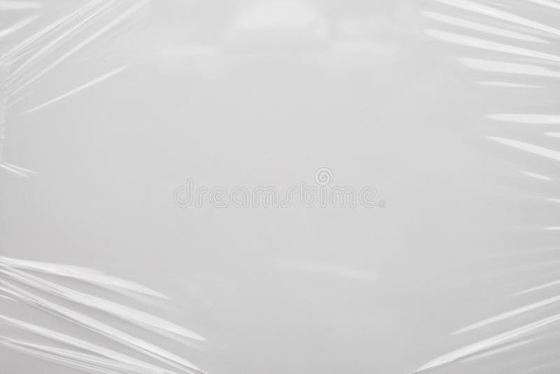 White Plastic Film Wrap Texture Background Stock Photo, Picture