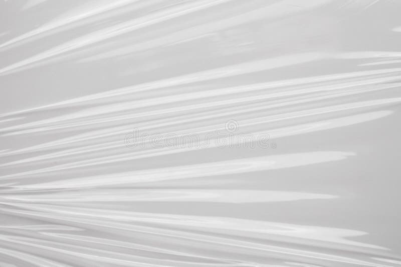 White Plastic Film Wrap Texture Background Stock Photo, Picture