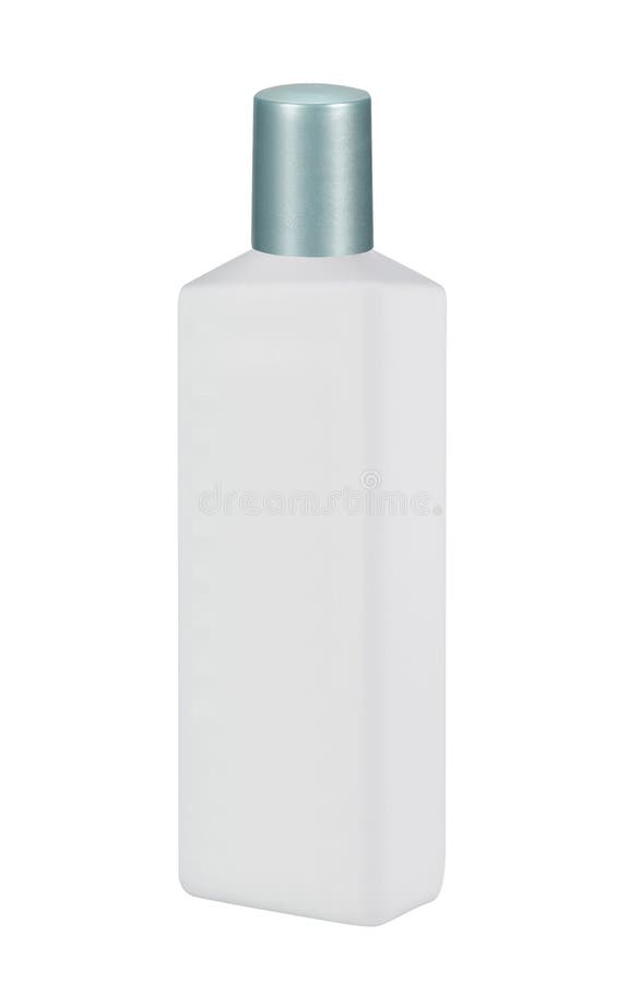 Plastic Shampoo Bottle Isolated on White Stock Photo Image of care
