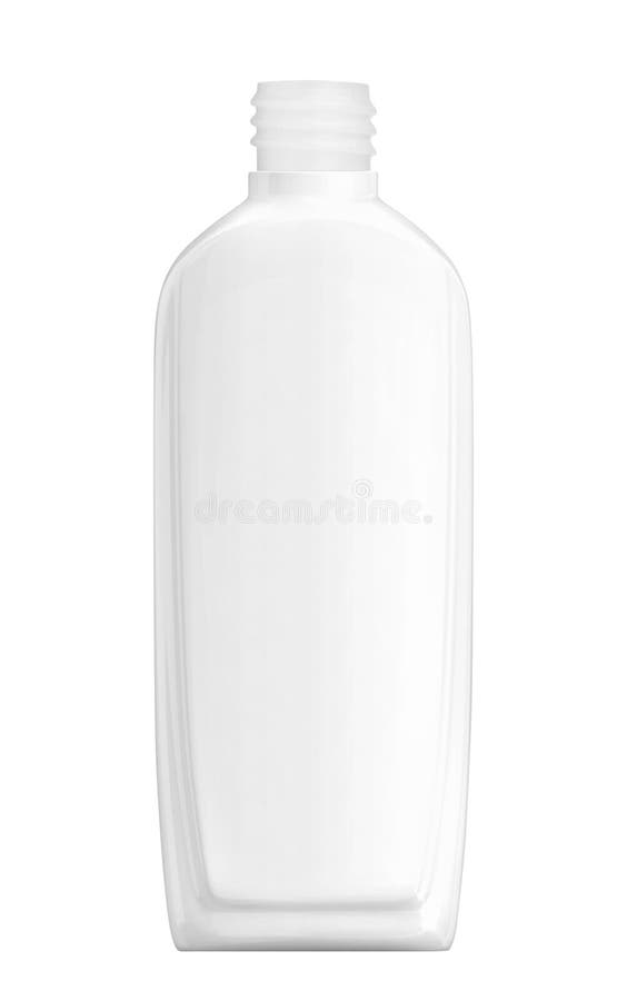 Plastic Shampoo Bottle Isolated on White Stock Photo Image of care