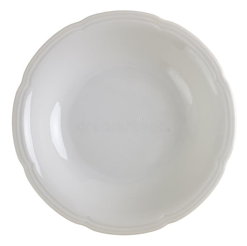 White plate stock photo. Image of single, remote, studio - 26524600