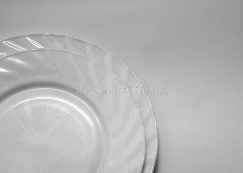 White plate