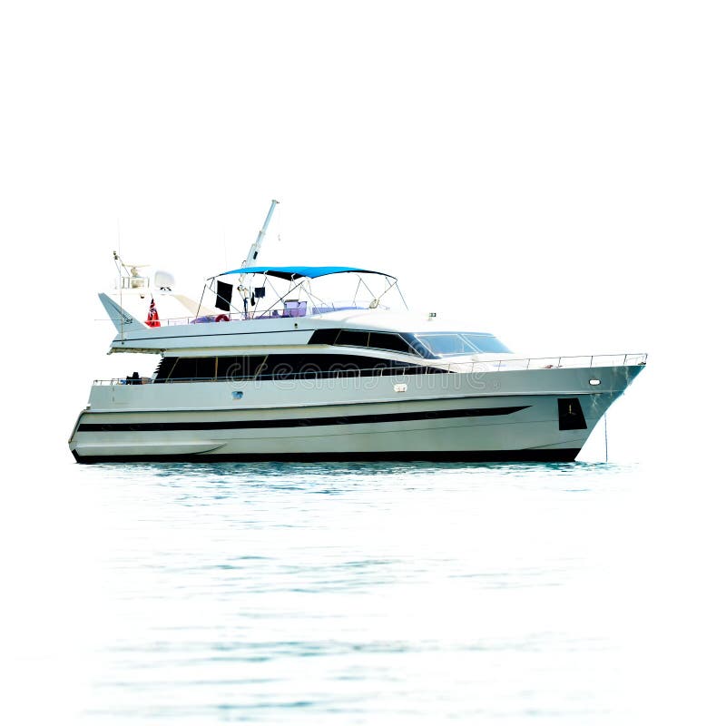 A Huge Yacht stock image. Image of yacht, clouds, water 4749145