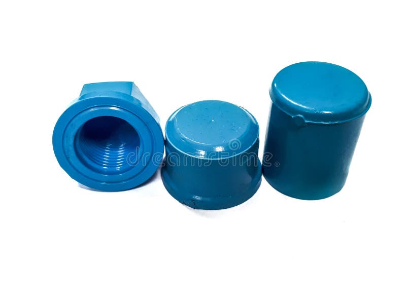 White pvc pipeend plugs stock photos White pvc pipeend plugs stock photos