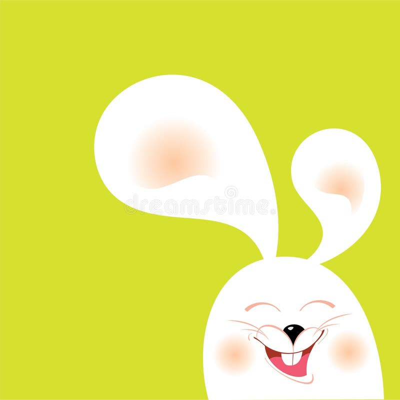 White rabbit stock vector. Illustration of cartoon, bunny - 18467230