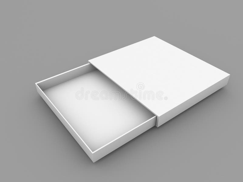 Download Realistic White Box On Gray Background Stock Vector ...