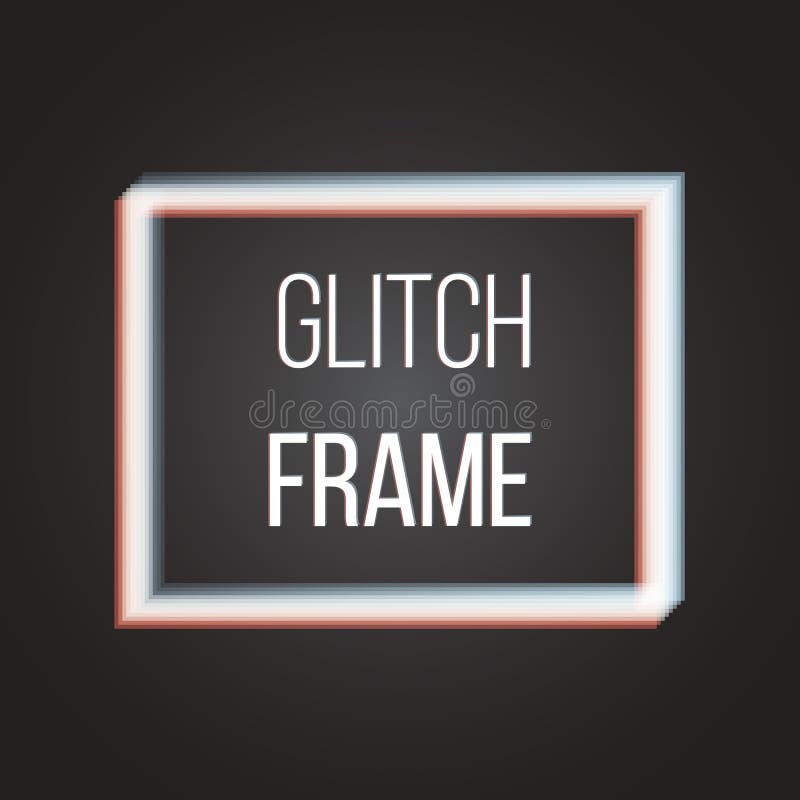White rectangular banner. Abstract glowing vector scope. Bright light effect. Template neon frame. Space for text royalty free illustration