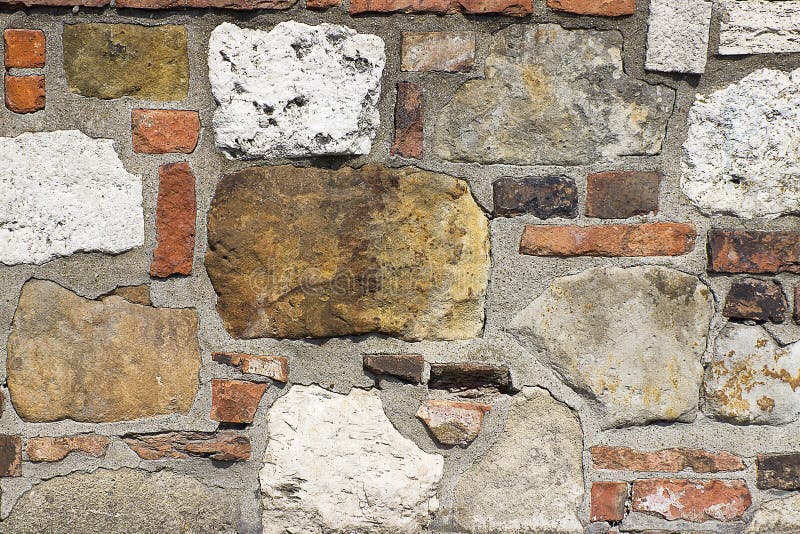 White Red Brick Wall Background or Texture. Stock Photo Image of