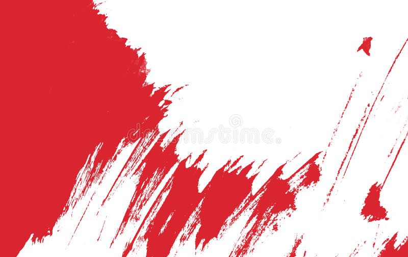 White Red Paint Brush Strokes Background Stock Image Image of frame, grunge 143302817