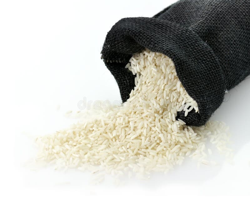 White rice stock photography