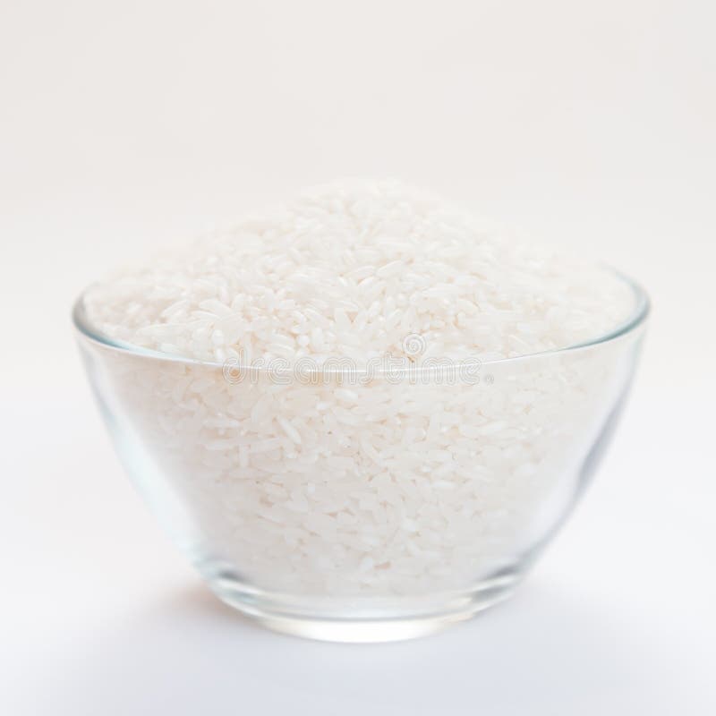 White rice cereal stock photo. Image of long, bowl, seed 35231704