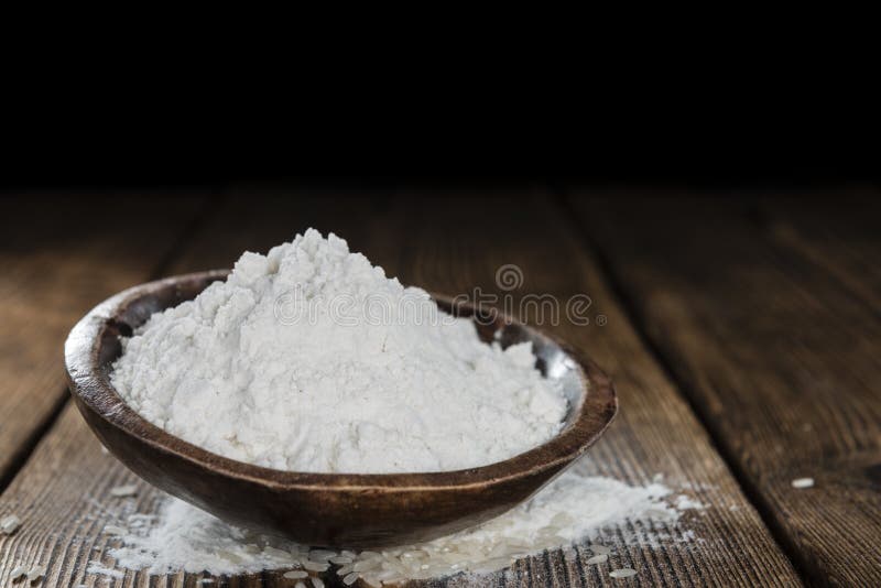 White Rice Flour stock photo. Image of healthy, portion 54032336