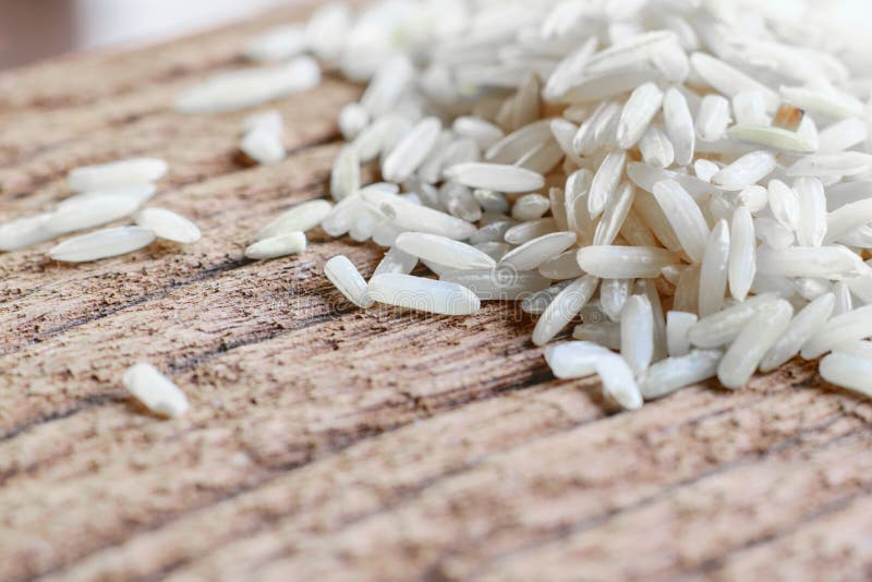 White rice grains. stock image. Image of diet, macro 83383045