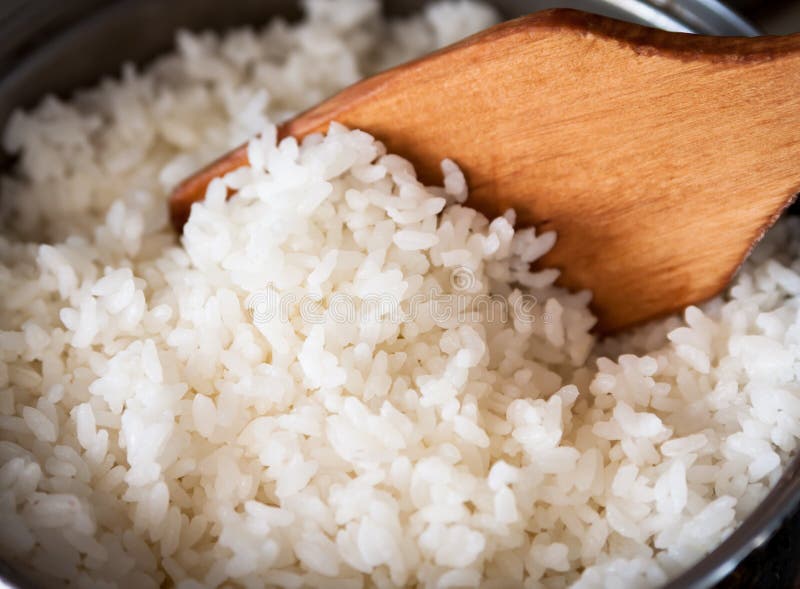 White rice.