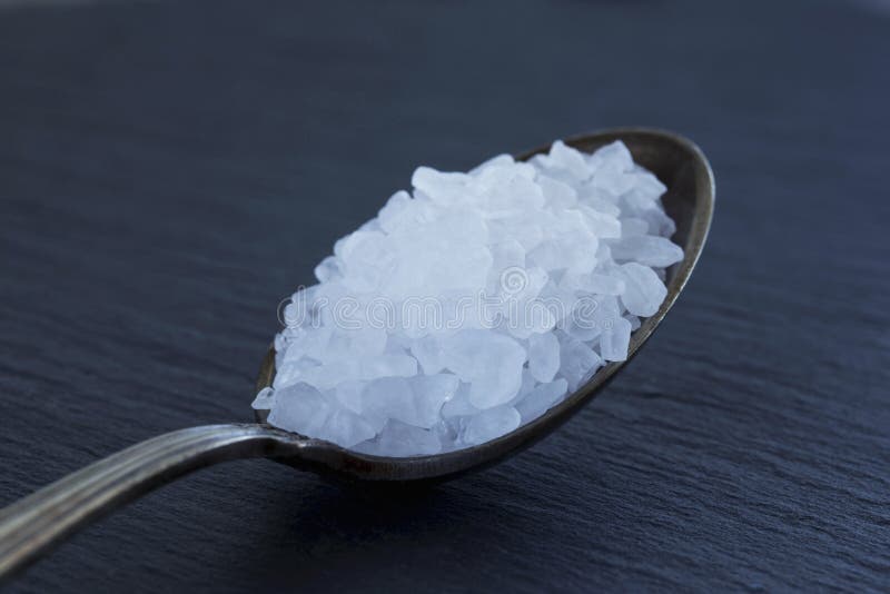 White rock salt stock image. Image of rock, table, ingredient 70842893