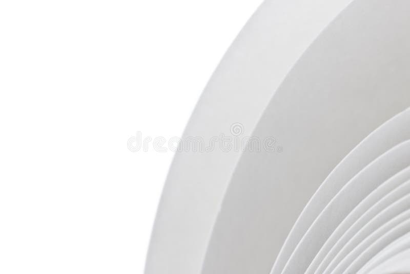 White roll of paper