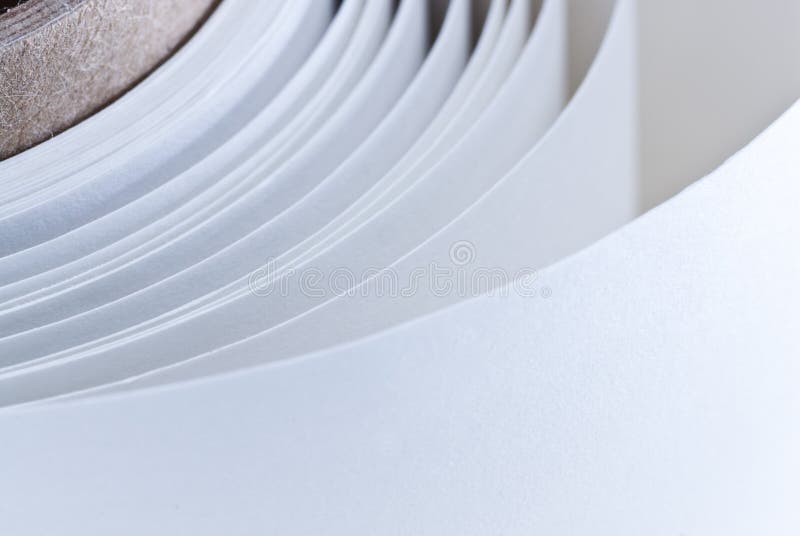 White roll of paper