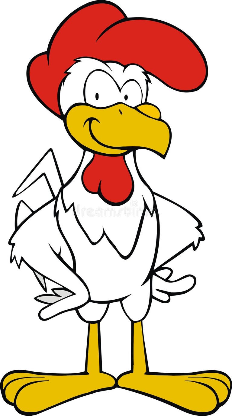 Cartoon Rooster White Stock Illustrations – 17,323 Cartoon Rooster ...