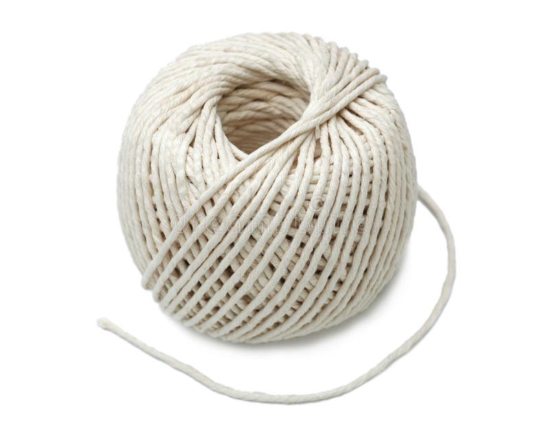 Roll of thick string stock photo. Image of yarn, knot - 89547898