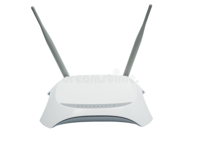 White router isolated