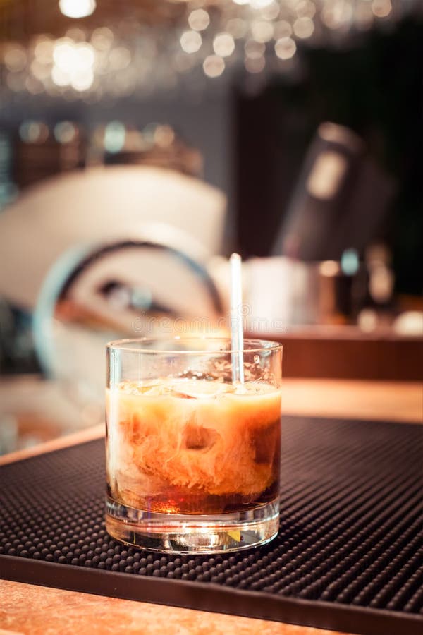 White Russian Cocktail Stock Image Image Of Food Coffee 50676053