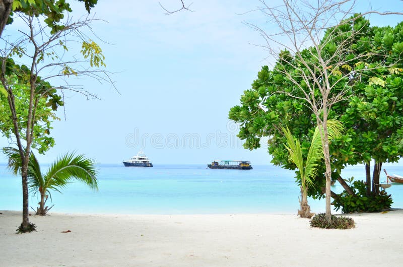 White sand beach at Lipe island. White sand beach at Lipe island.