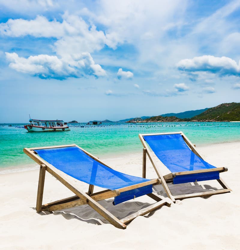 White sand beach. Vietnam royalty free stock image White sand beach. Vietnam royalty free stock image