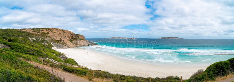 White sand and turquoise water brings many tourists to West Beach